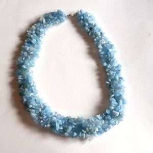 JTV Aqua Marine chip necklace.